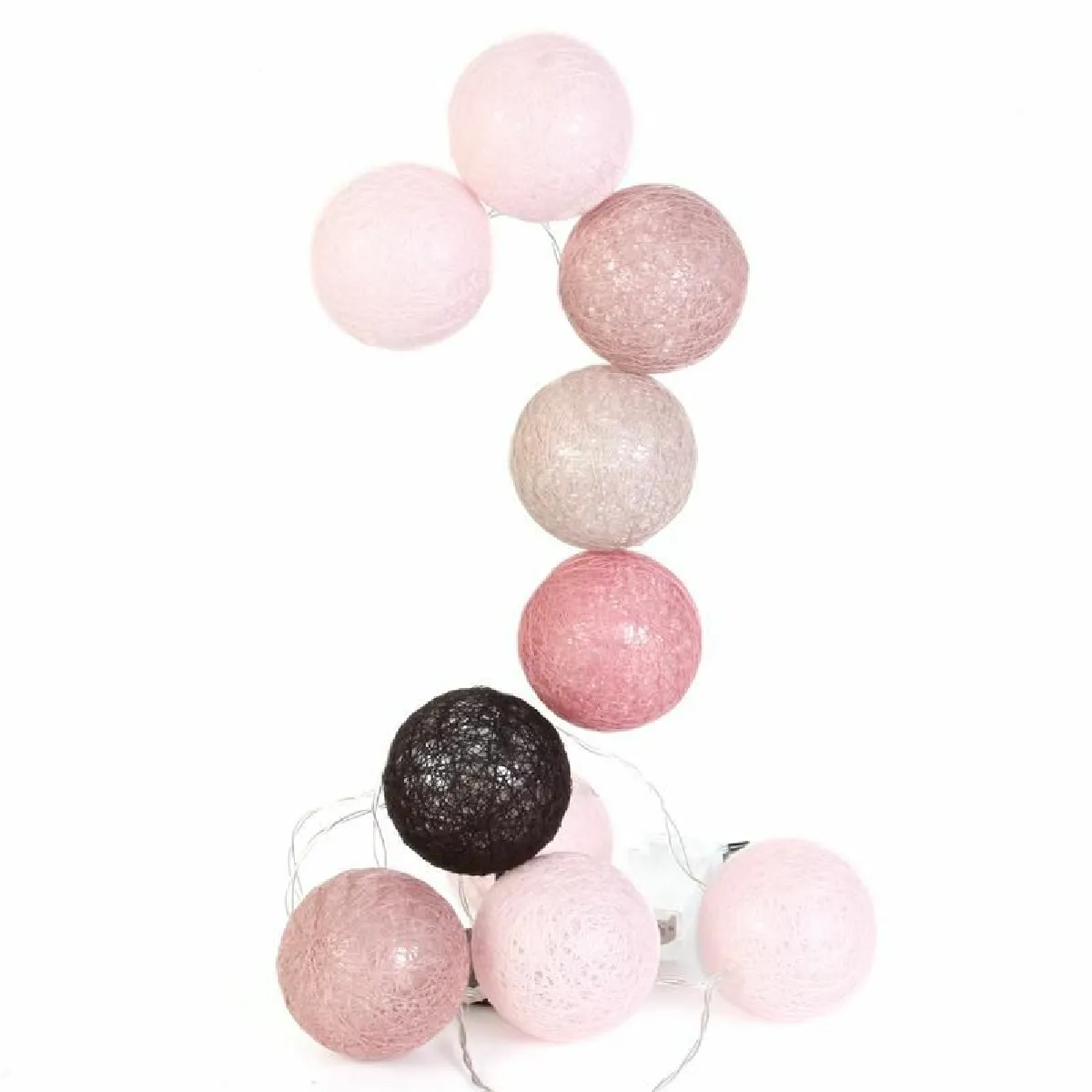 Paris Prix Guirlande Lumineuse Taupe 10 Boules