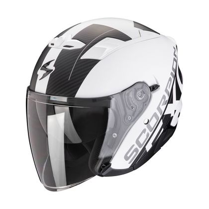 Casque Scorpion Exo EXO-230 - QR - Blanc / Noir