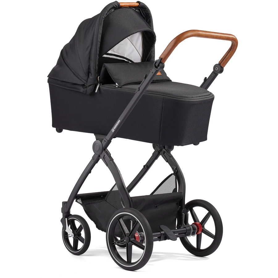 GESSLEIN Kombikinderwagen FX4 Soft+ Style Babywannen Set schwarz