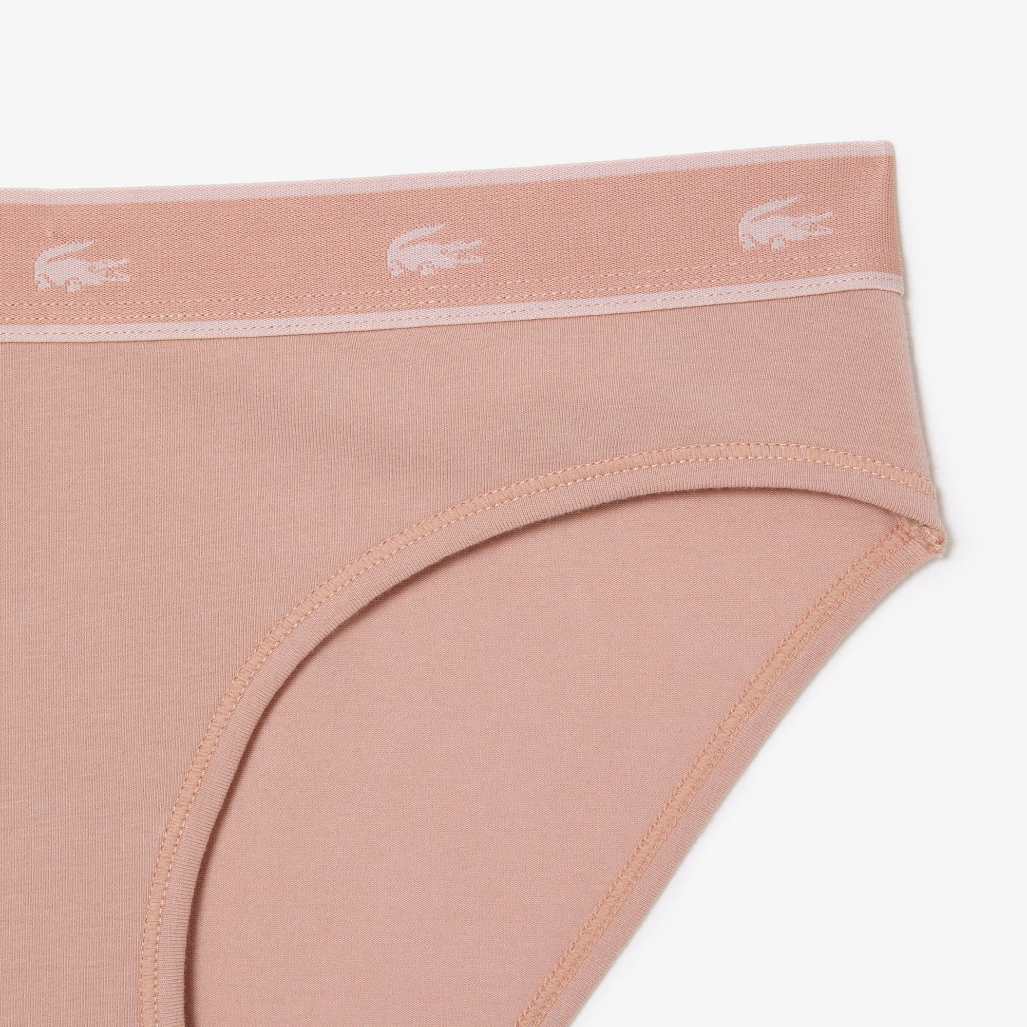 Culotte en coton stretch Culottes & bas - Rose - Lacoste - Femme