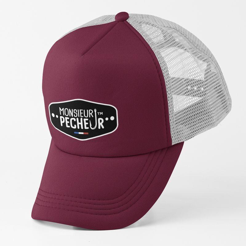 Casquette Monsieur Pêcheur Filet - Burgundy