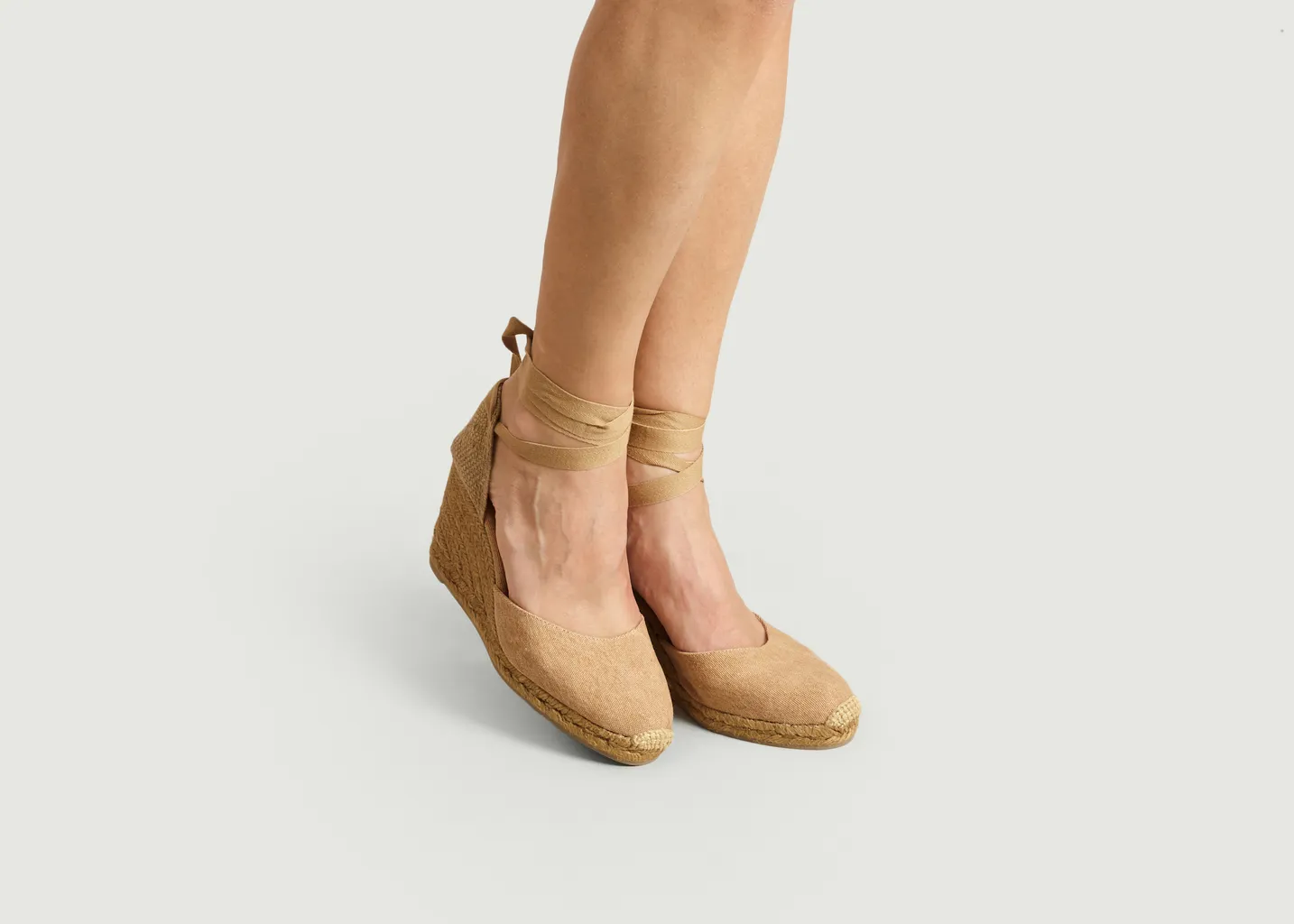 Espadrilles Compensées A Plateau Carina Colorblock Castañer
