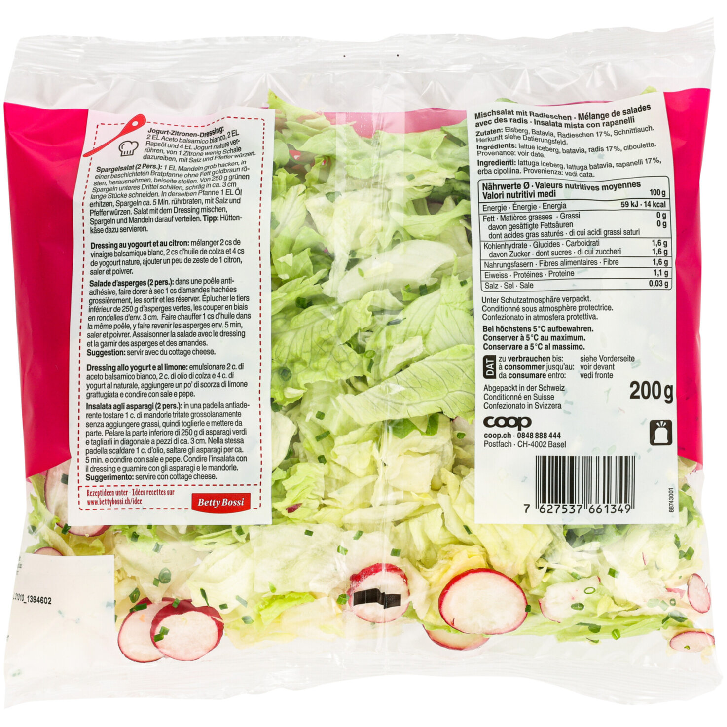 Betty Bossi Saisonsalat Radiesli -