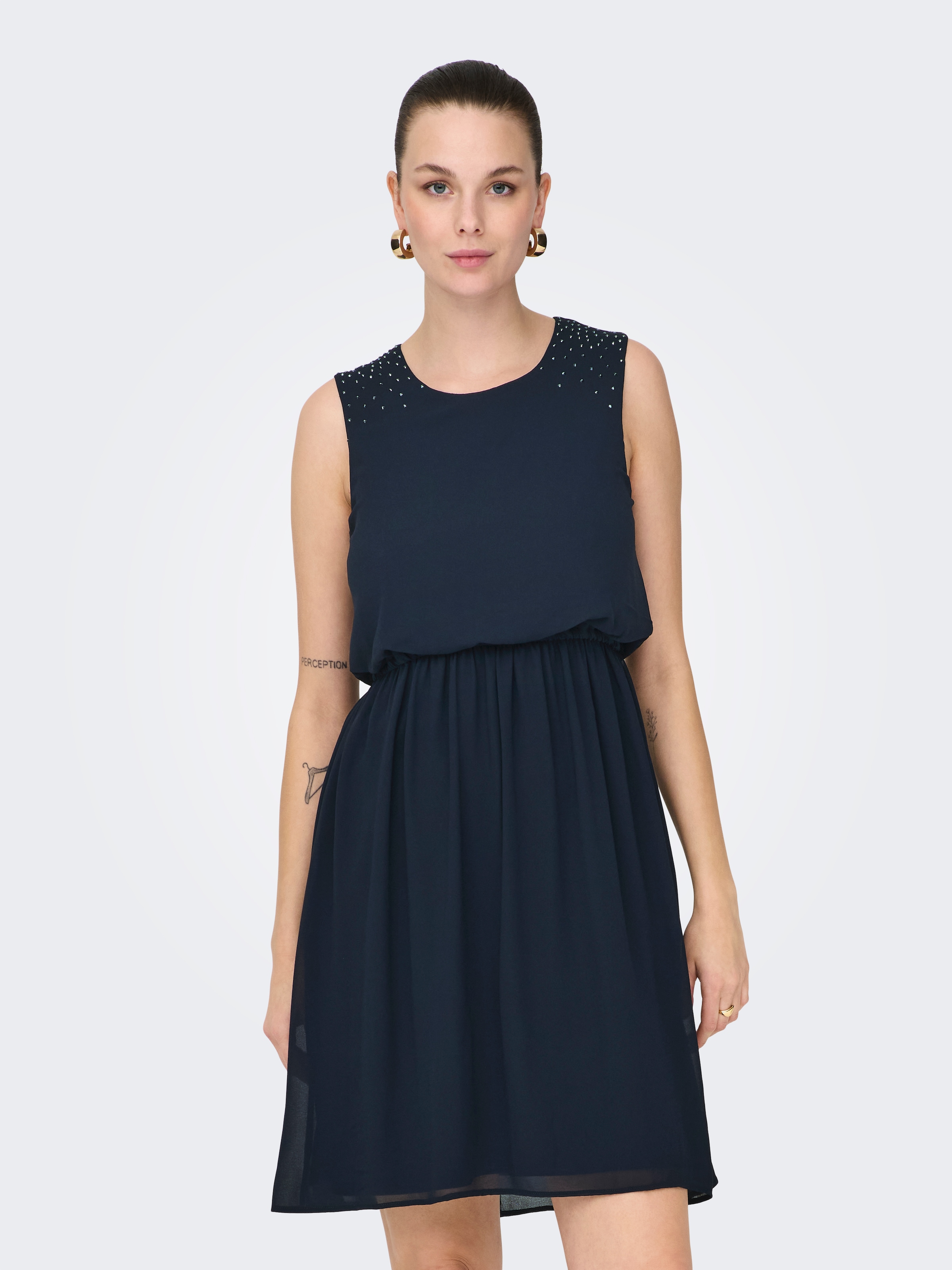 ONLY Minikleid »ONLSTINNA LIFE SL DETAIL DRESS WVN« Sommerkleid