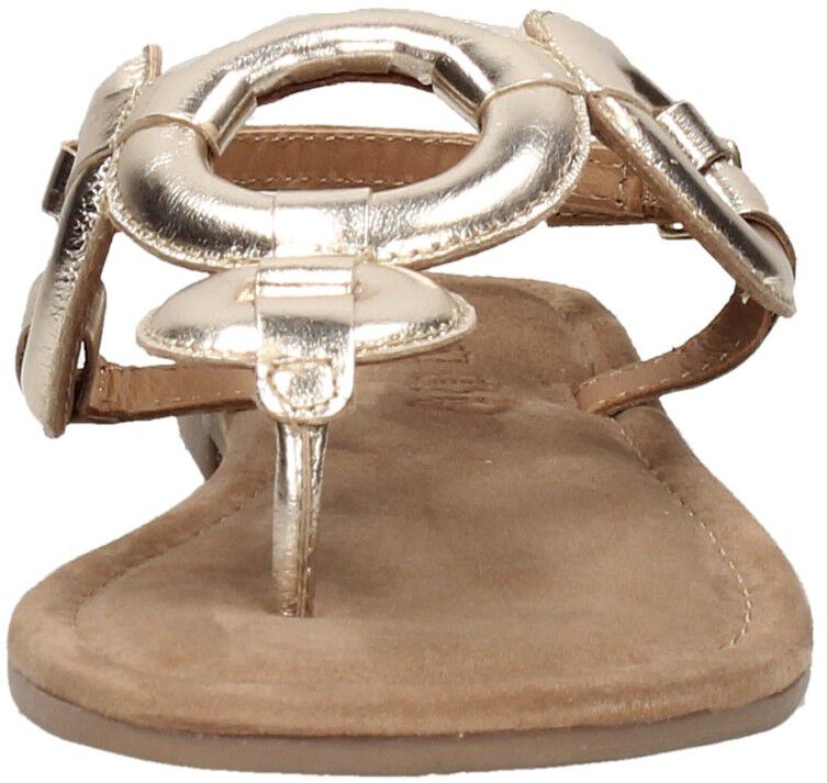 Lazamani Sandalen Plat goudkleur