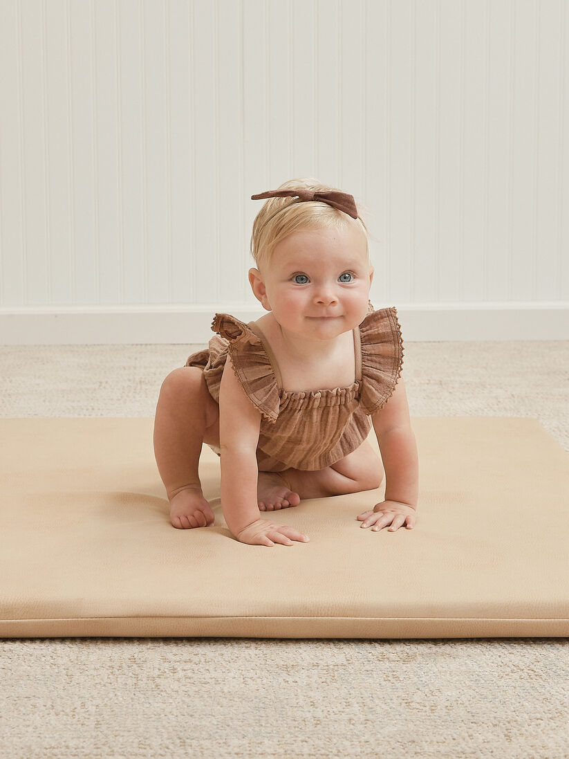 QUINCY MAE bruine quincy mae  ruffle tank dress + bloomer ser