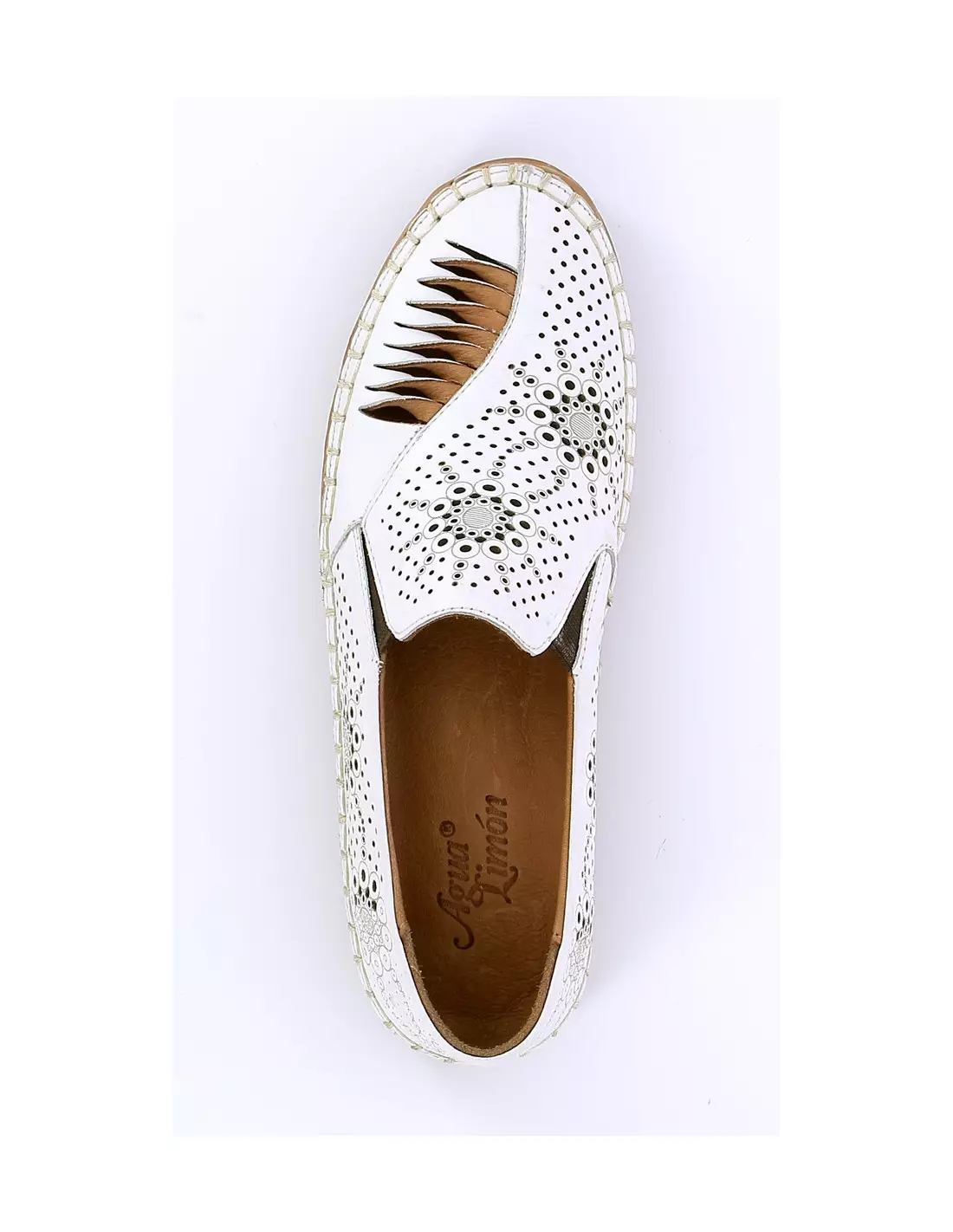 PINOS - Mocassins & bateaux White
