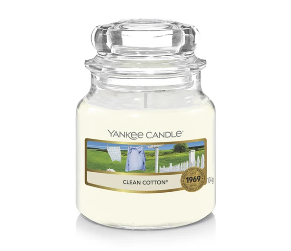 YANKEE CANDLE Clean Cotton Duftkerze