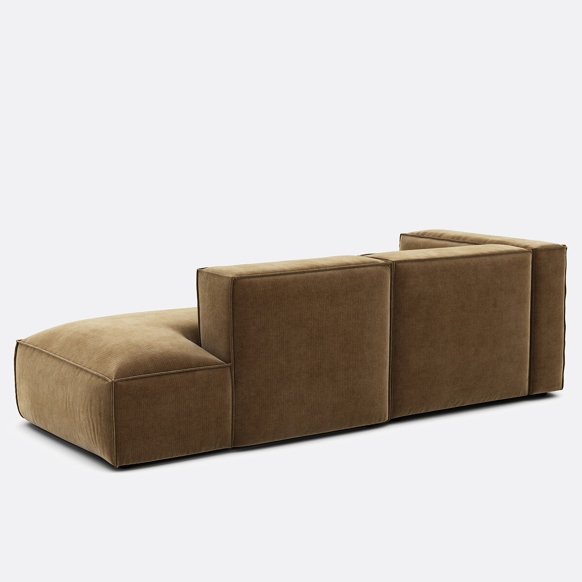 LA REDOUTE INTERIEURS<br>Sofá em veludo de canto esquerdo Vintage Seven