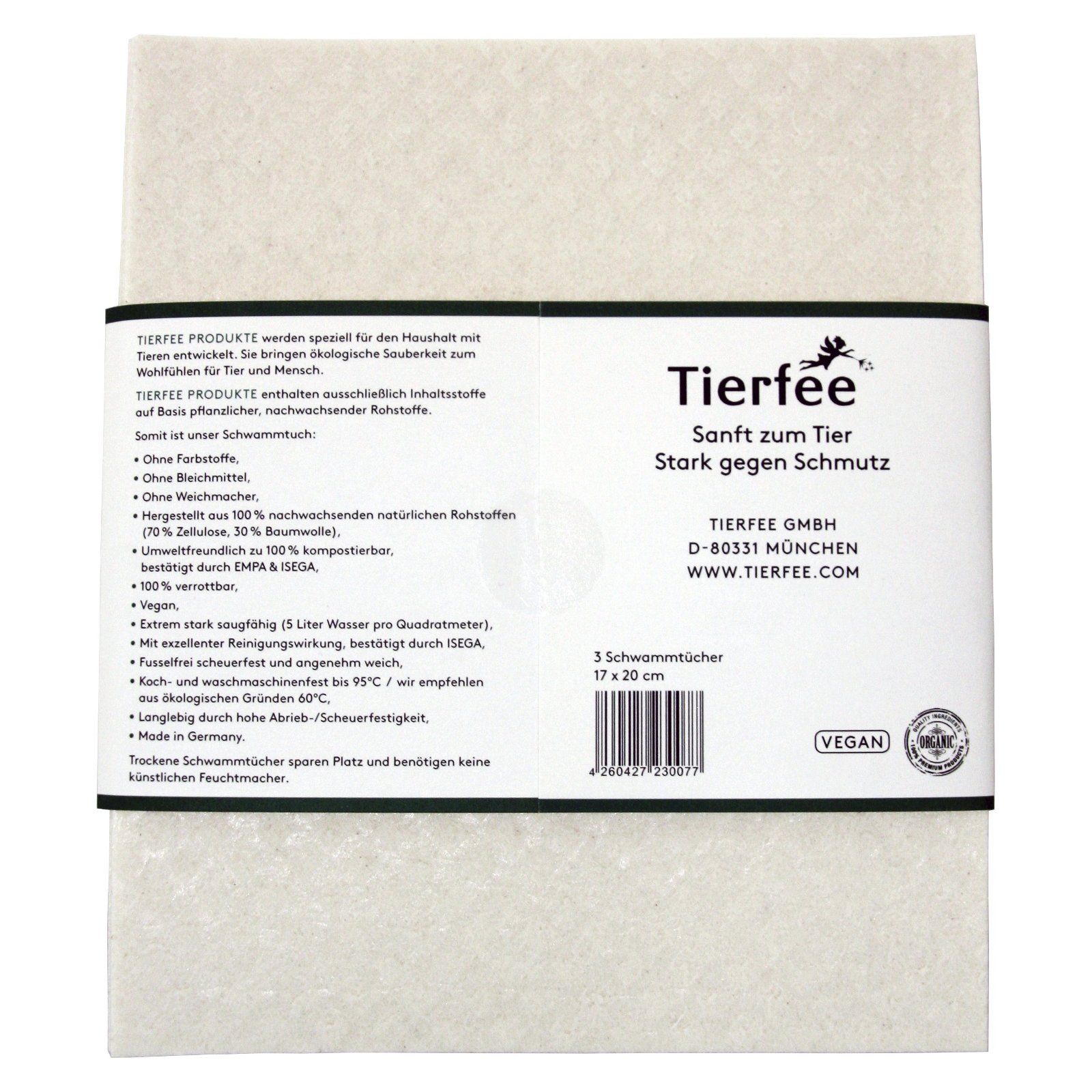 Tierfee Öko-Schwammtücher