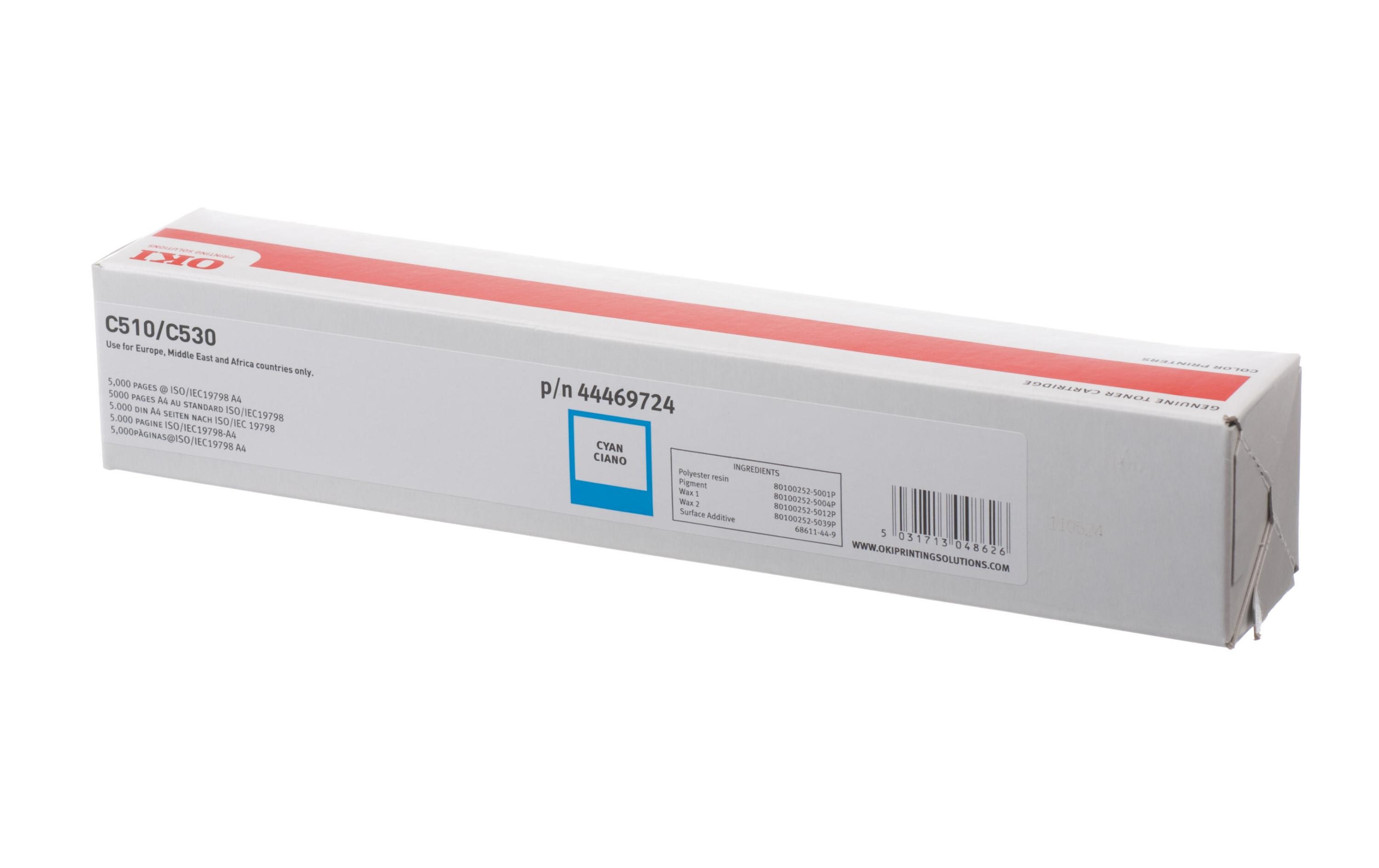 Toner 44469724 Cyan<br>Toner, Cyan