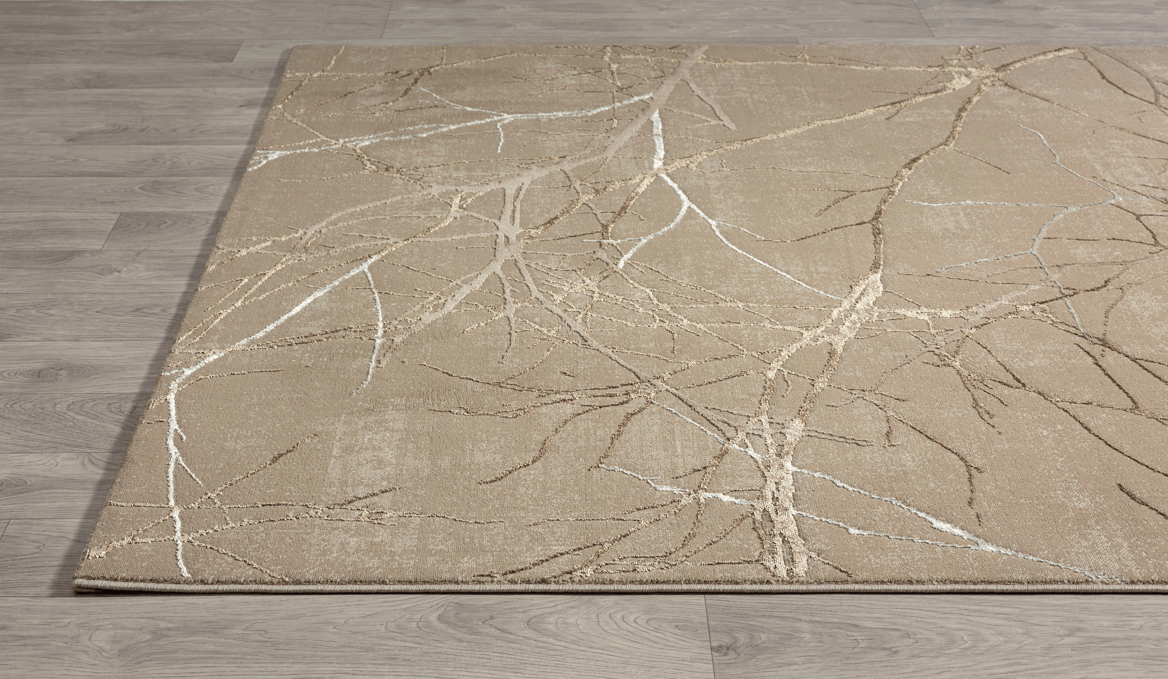 merinos Teppich »Creation 50055« rechteckig 10 mm Höhe elegant, glänzend, Kurzflor, Indoor, pflegeleicht, robust