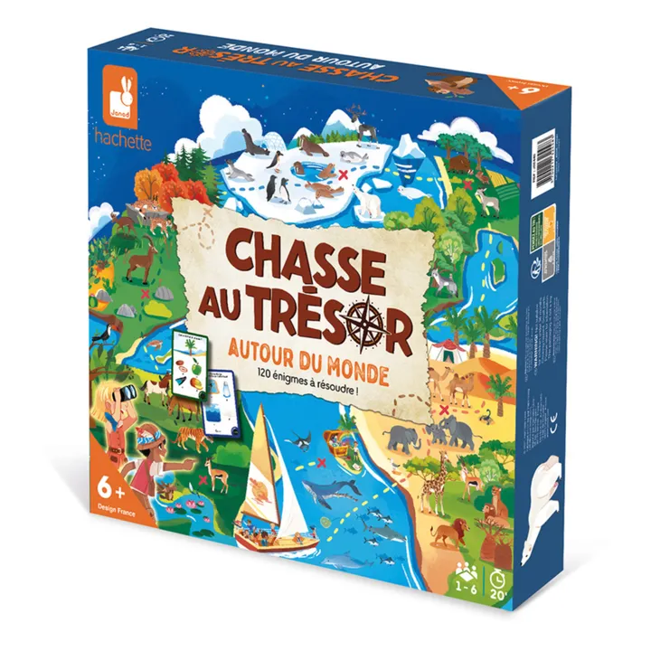 Janod Jeu de Chasse Au Trésor - Autour Du Monde