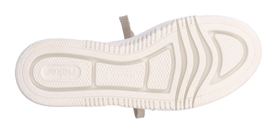 Rieker Plateausneaker  aus Canvas, Freizeitschuh, Halbschuh, Schnürschuh