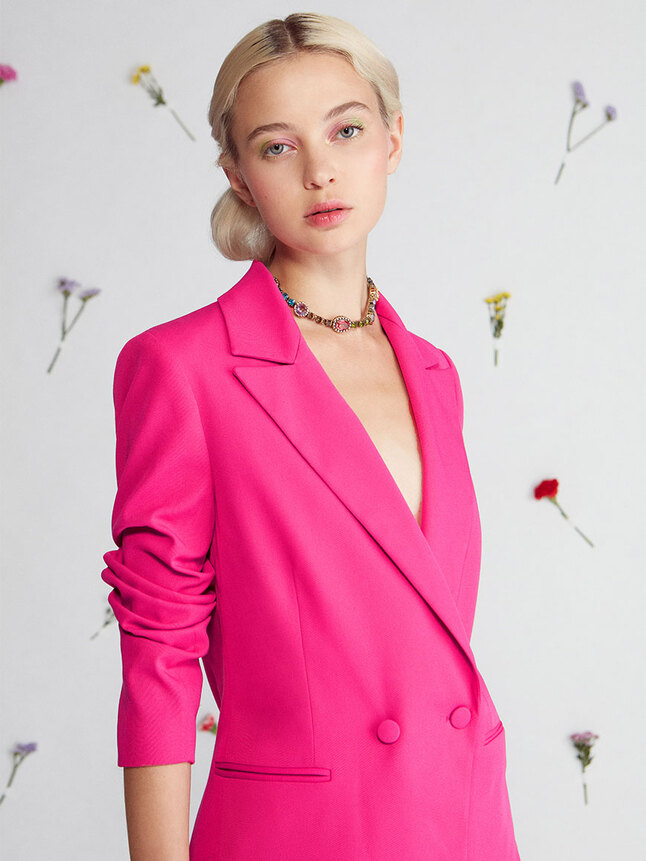 Veste tailleur unie