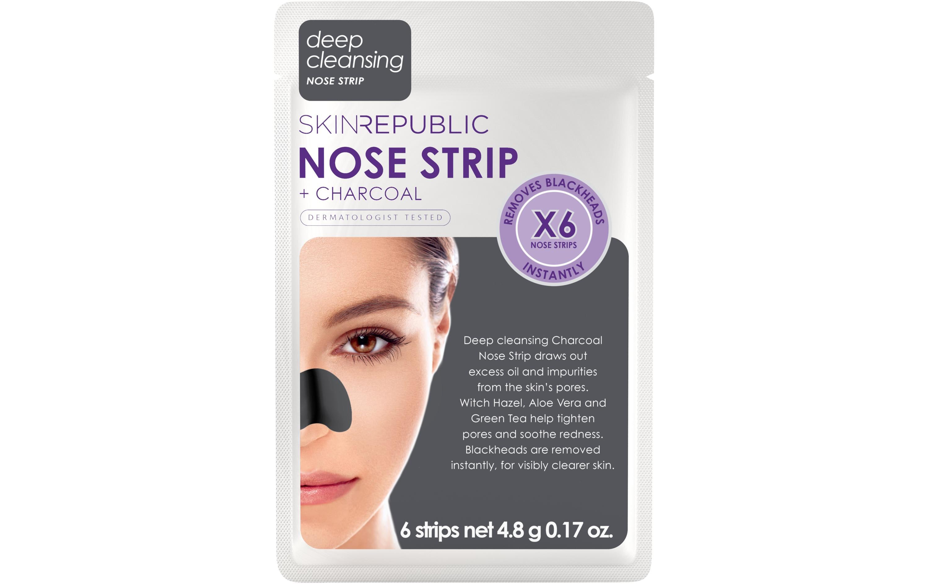 Maske Charcoal Nose Strips 6 StückKlärende Gesichtspflege