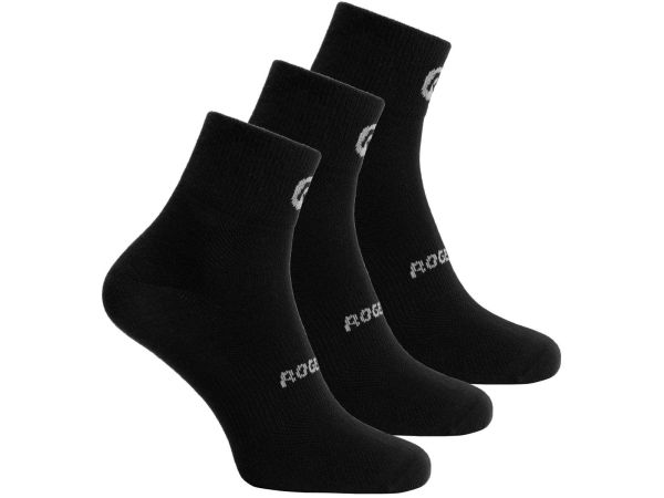 Rogelli Core 3-Pack Strømper, Black
