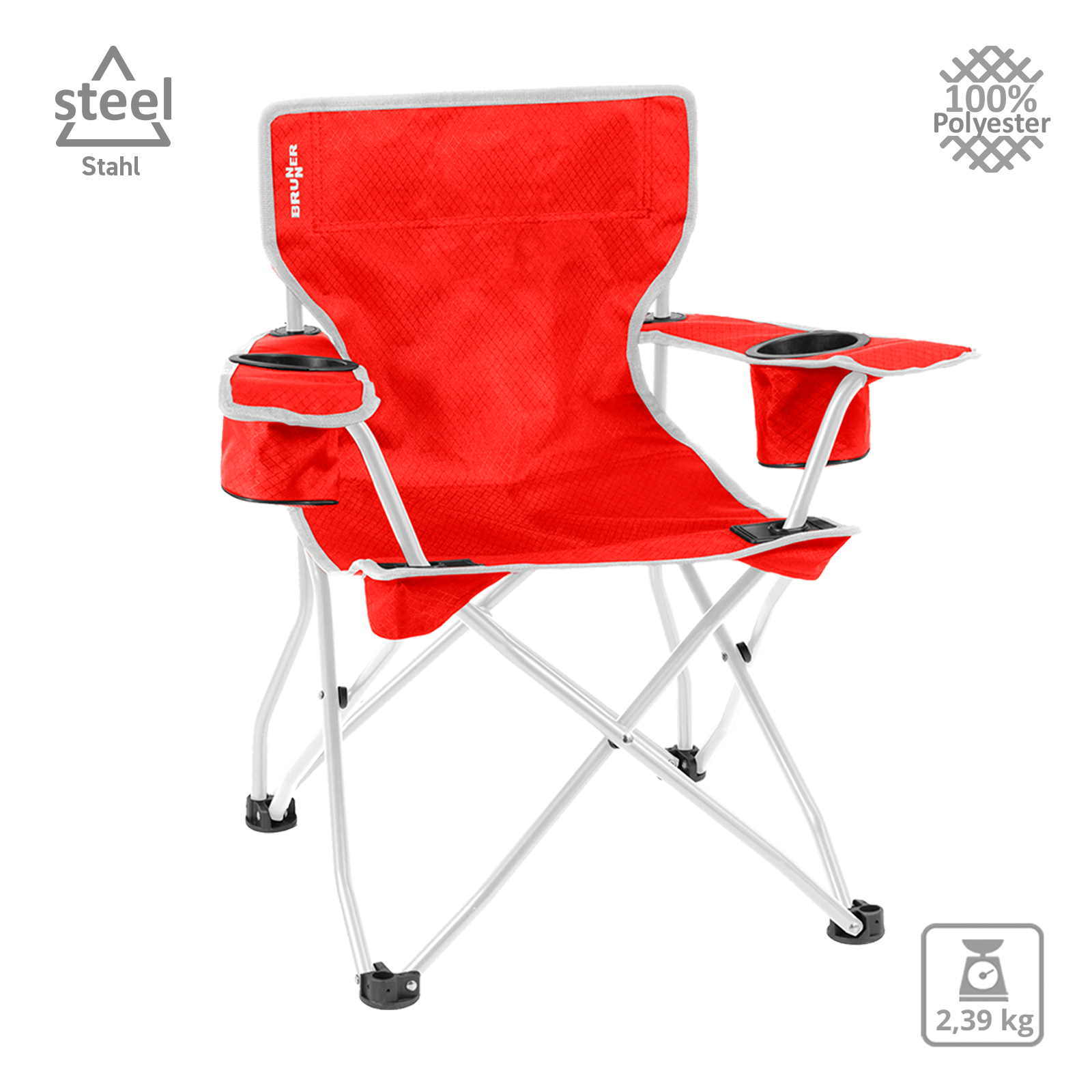 Brunner Action Equiframe kinder vouwstoel - Red