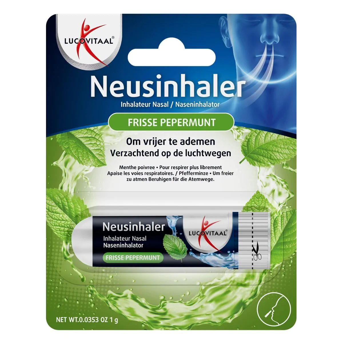 Neusinhaler Frisse Pepermunt 1g