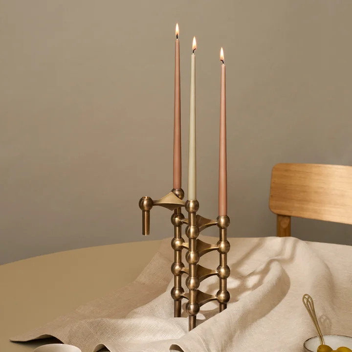 Stoff Nagel - Kerzen by Ester & Erik (6er-Set), amber