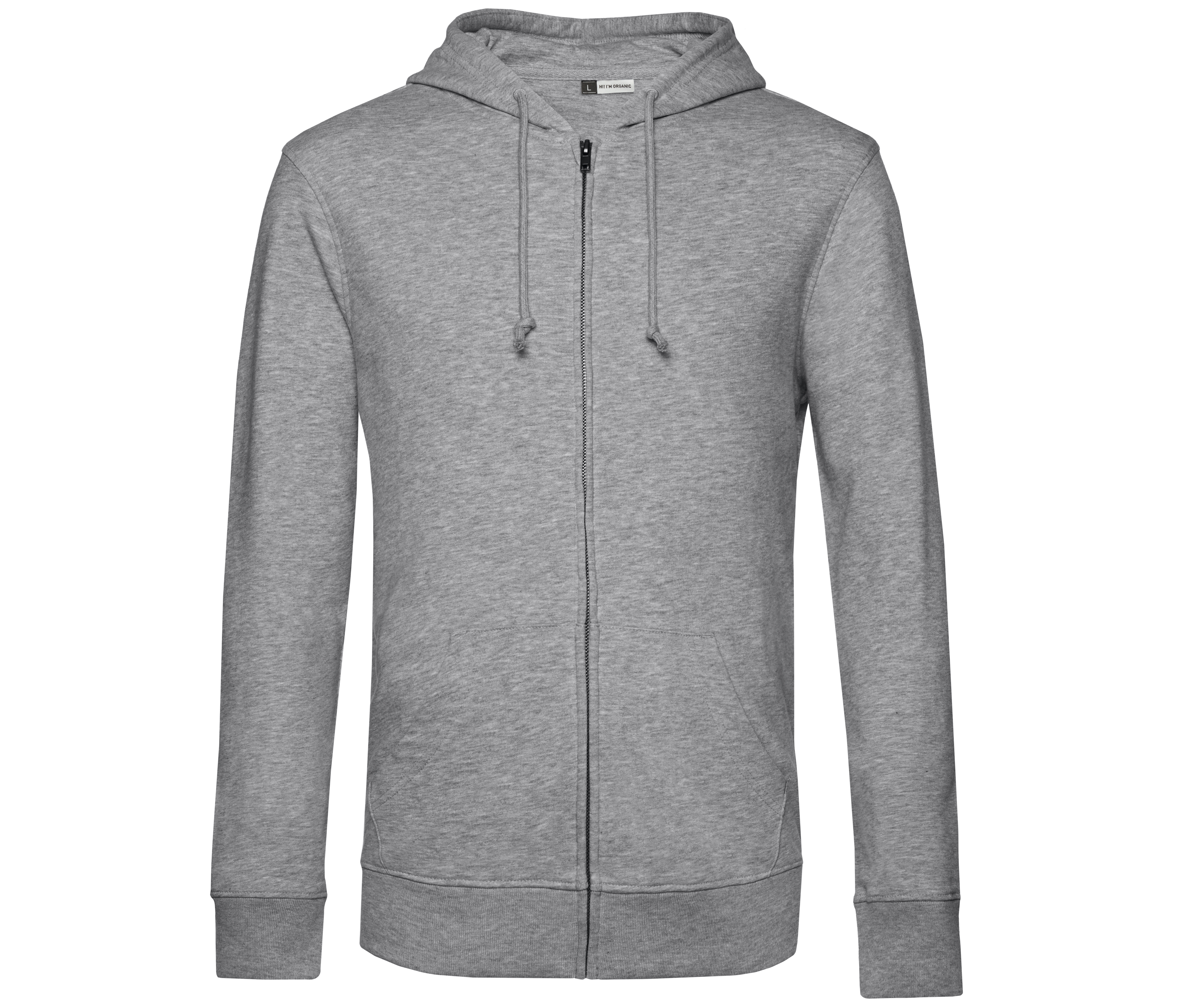 B&C BCU35B - Sweat capuche zippé organique