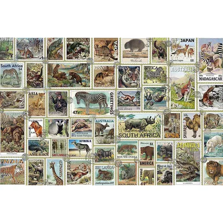Ravensburger Puzzle Tierbriefmarken, 3000 Teile