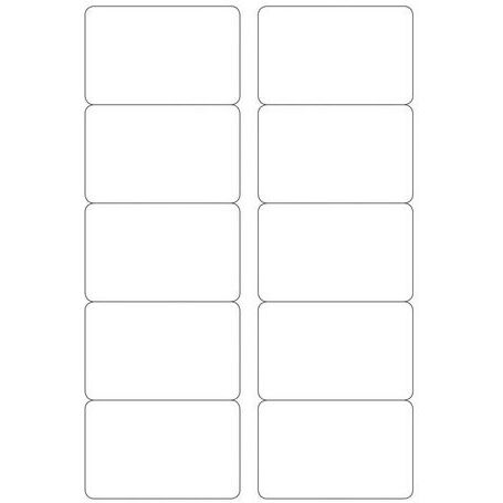 Carte de visite laser Avery Quick and Clean C32025 85 x 54 mm 220 gr blanche - Pochette de 250