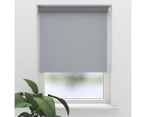 Soluna verduisterend rolgordijn D8, lichtgrijs structuur, 60x190 cm