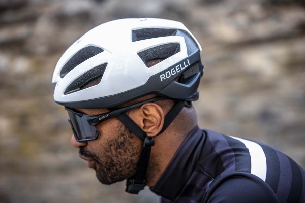 Rogelli Puncta Cykelhjelm, White/Black