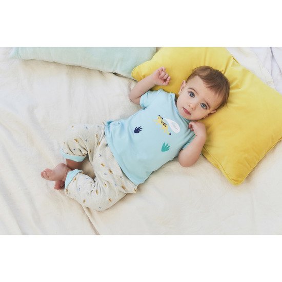 T-shirt Petit Léopard   Bleu Light        de               Marèse