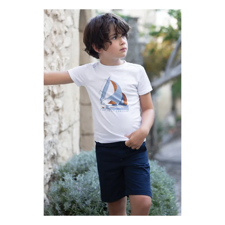 Tartine et Chocolat T-Shirt Avenue de la Mer | Bleu