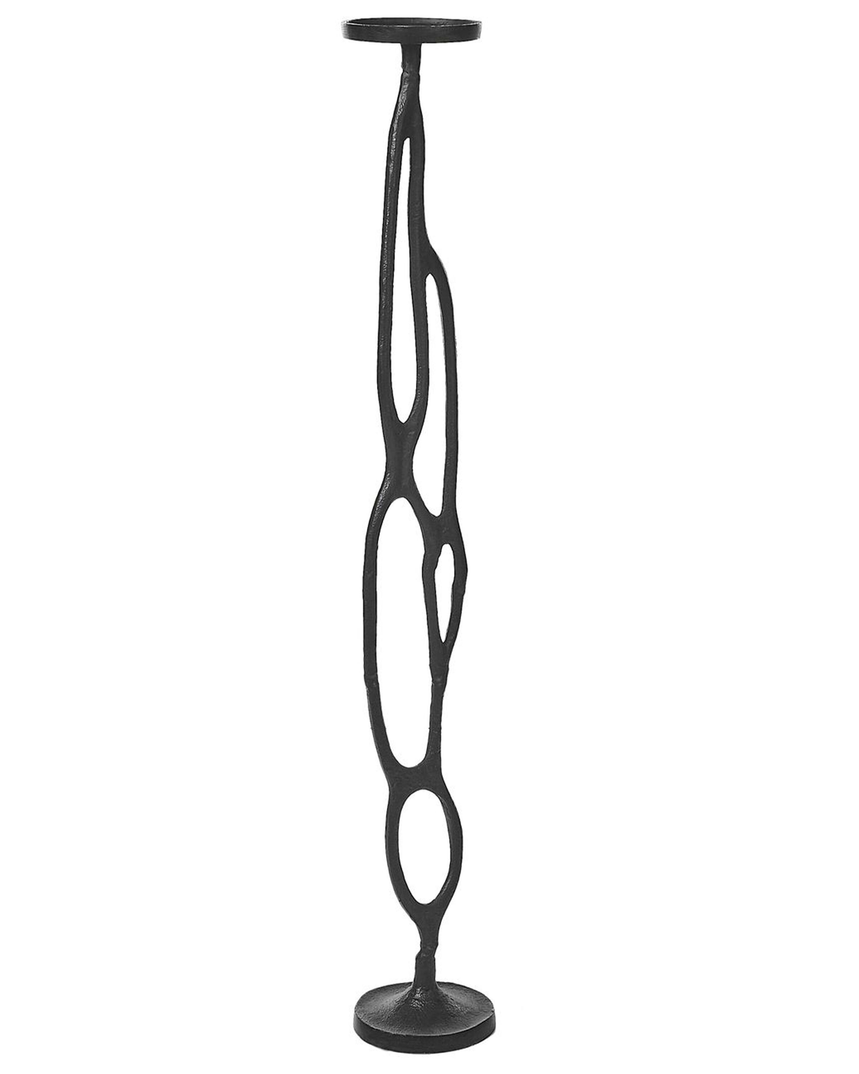 Set van 3 kaarshouders BUNI Metaal 54/68/84 cm Zwart