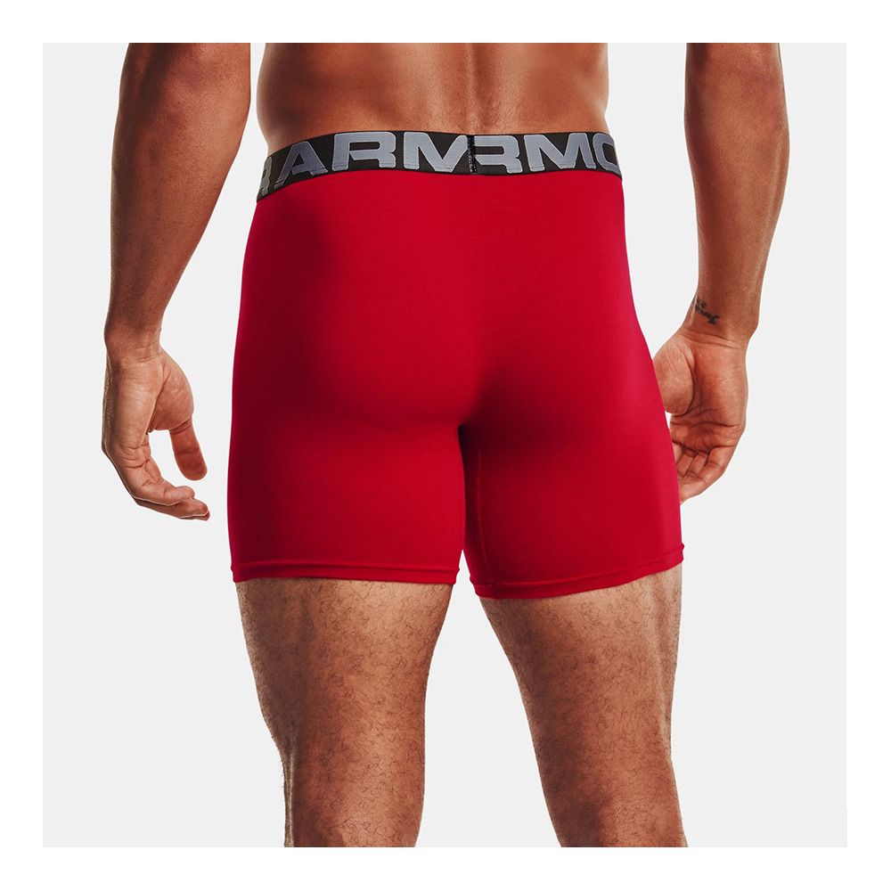 Under Armour CHARGED COTTON 6IN - Boxers x3 Homme red