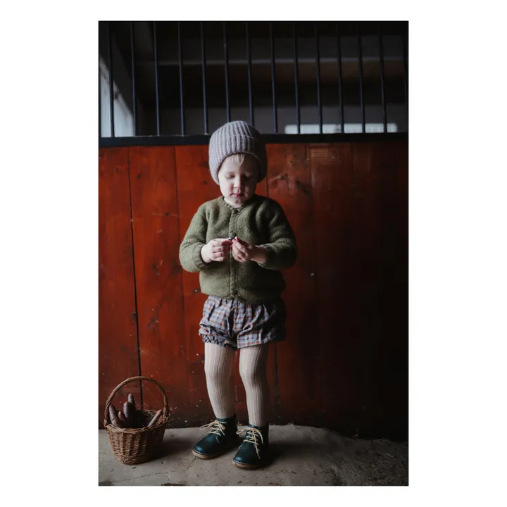 Petit Nord Boots à Lacets Classic | Vert foncé
