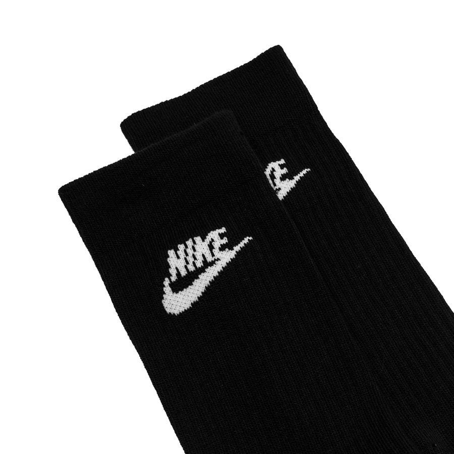Nike Chaussettes NSW Everyday Essential Crew Pack de 3 - Noir/Blanc