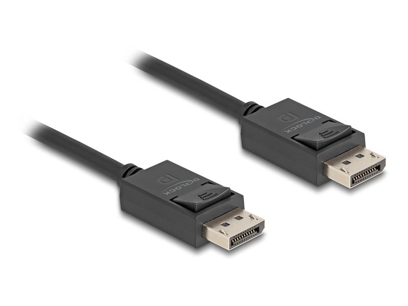 Delock Kabel 16K 30 Hz / 8K 60 Hz DisplayPort - DisplayPort Delock DisplayPort Kabel 16K 30 Hz / 8K 60 Hz 40 Gbps 2 m