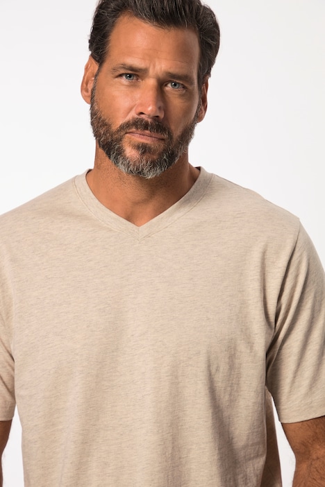 JP 1880 T-Shirt, Basic, V-Ausschnitt, bis 8XL