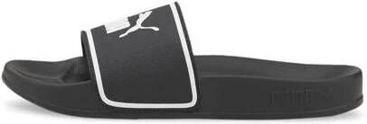 Puma Leadcat 2.0 badslippers zwart wit Rubber Logo 34 5