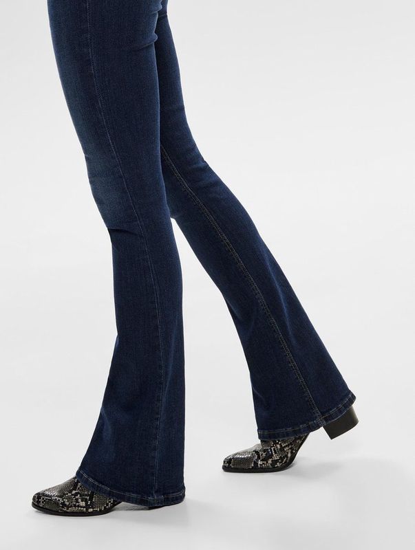 Jeans - Skinny Fit - High Waist - Knoop- en Rits Sluiting - 5-Pocket Model