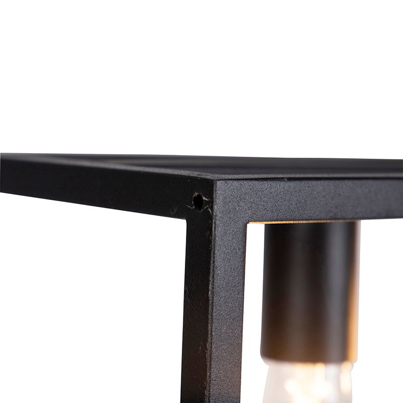 Industriële hanglamp zwart 4-lichts - Cage 4