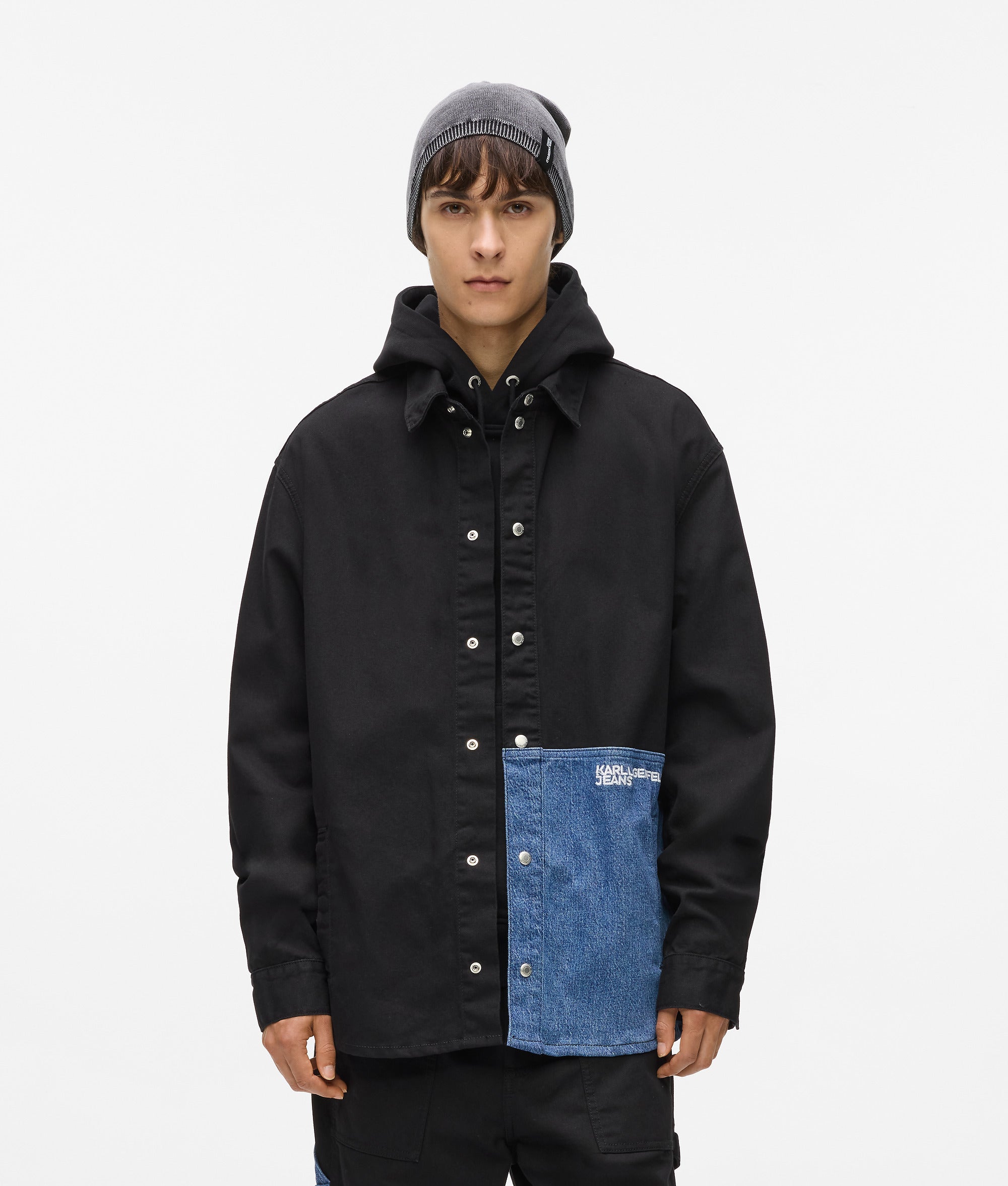 Denim Paneel overhemd