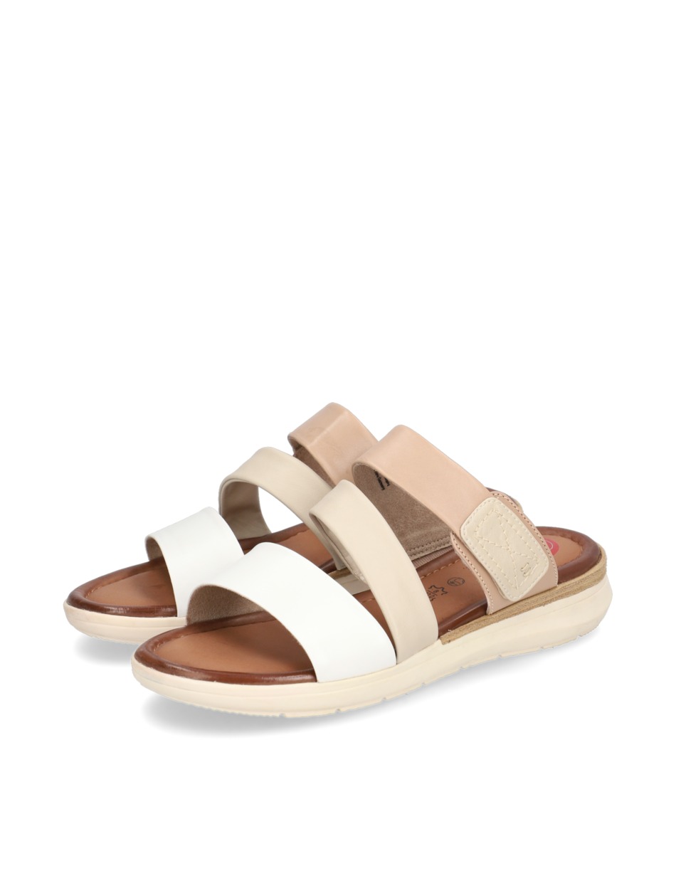Lederkombination Pantoffel