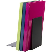 Serre-livres, (L)90 x (T)140 x (H)140 mm, noir
