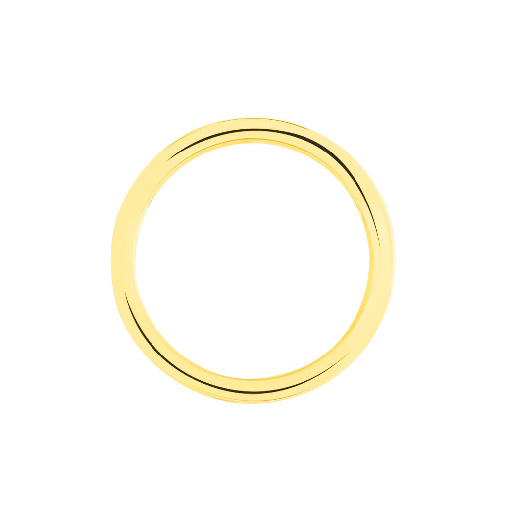 Alliance Gaia Ruban Plat Or Jaune