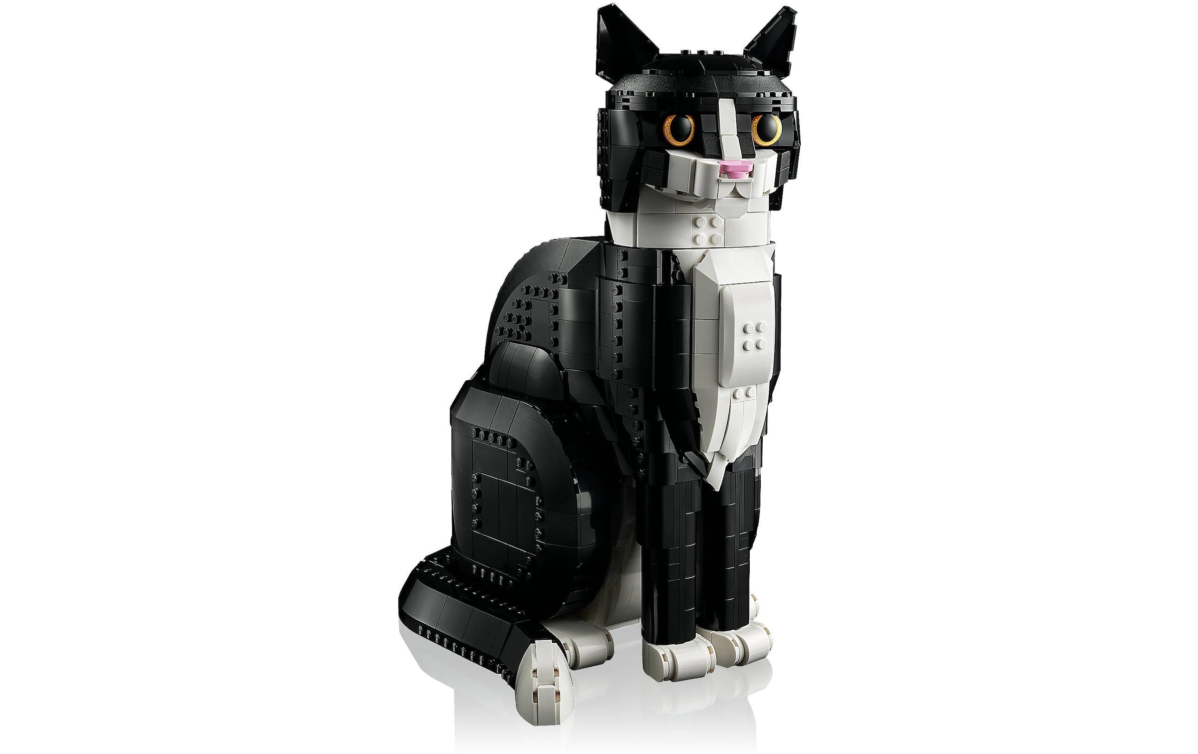 LEGO® Spielbausteine »Schwarz-weisse Katze«