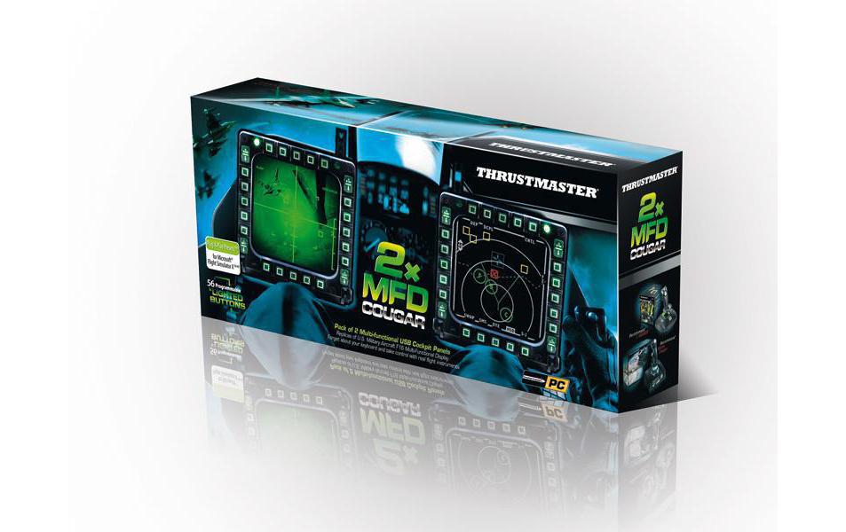 Controller MFD Cougar PackZwei multifunktionelle USB Cockpit Display Panels