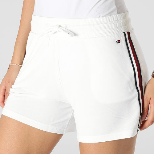 Short Jogging A Bandes Femme 4449 Blanc