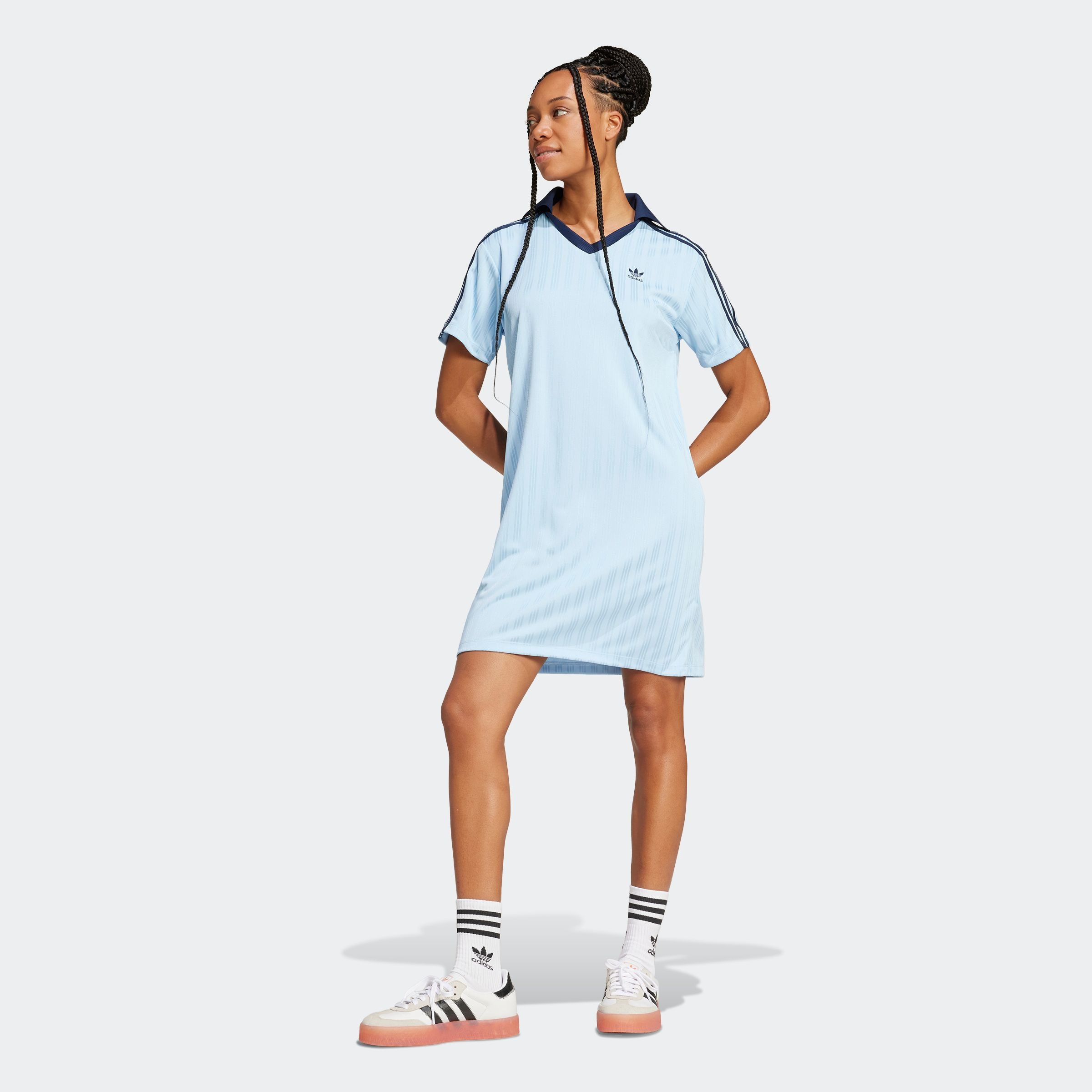 adidas Originals Shirtkleid »V-NECK SS DRESS« 1 Stk. tlg.