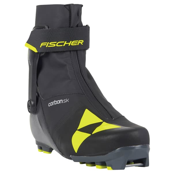 Chaussure ski de fond FISCHER CARBON SKATE BLACK/YELLOW