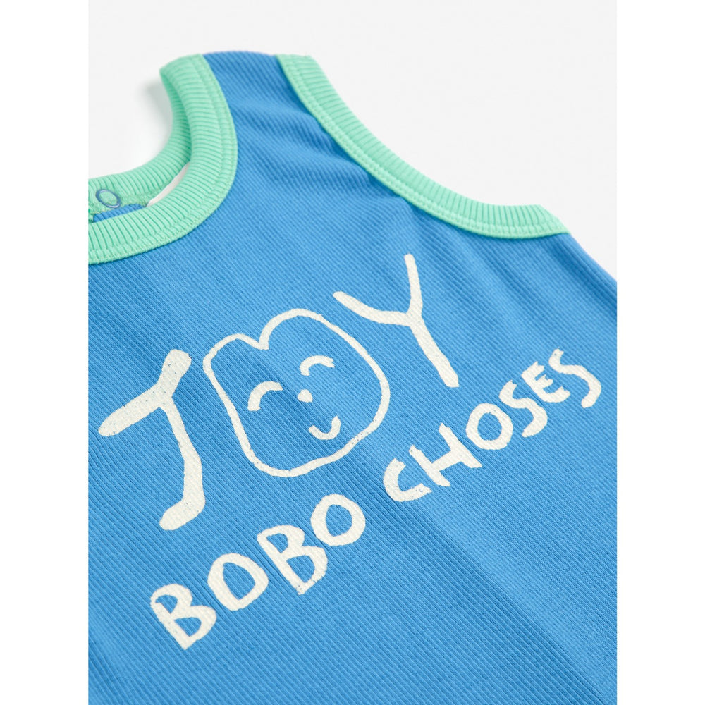 Køb Bobo Choses Blue Smiling Blue Playsuit